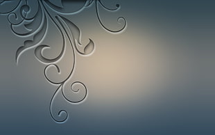 white wall paper decor